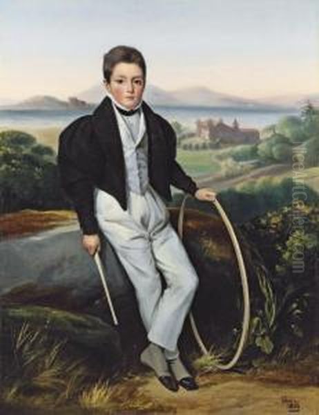 Portrait Of A Boy, Presumed To Be Ferdinand Marie De Savoie, Comte De Savoie - view 1