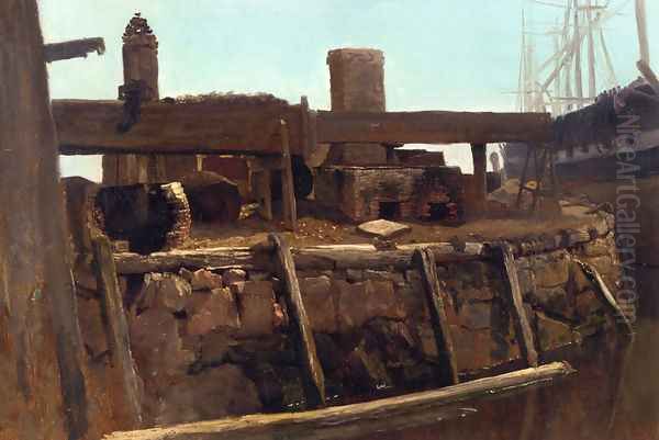 Wharf Scene - view 1