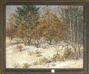 Fall Landscape by Theodor Victor Carl Valenkamph