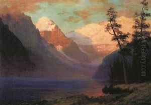 Evening Glow Lake Louise