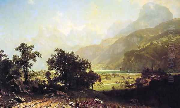 Lake Lucerne Switzerland by Albert Bierstadt