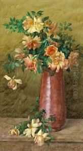 A Vase Of Roses A Vase Of Roses