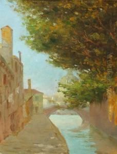 Canal A Venise by Jean-Baptiste Valentinelli