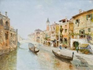Venetian Canal Scene Venetian Canal Scene