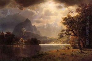 Estes Park, Colorado by Albert Bierstadt