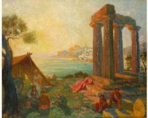 Huile Sur Toile by Francois-Marius Valere-Bernard