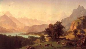 Bernese Alps As Seen Near Kusmach