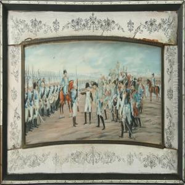 Napoleon Inspects His Squad - view 1