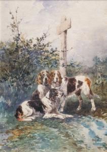 Perros De Caza by Rene Valette