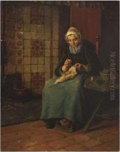 Darning by Bertha Valkenburg