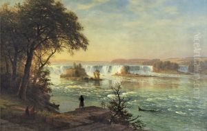 The Falls Of St Anthony by Albert Bierstadt