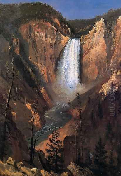 Lower Yellowstone Falls - view 1