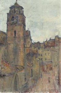 Eglise De La Madeleine (geneve) by Edouard Vallet
