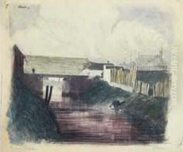 Laboureur Le Canal Pelloutier, A Nantes - view 1