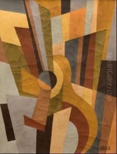 Composicion Cubista by Virgilio Vallmajo