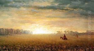 Sunset Of The Prairies