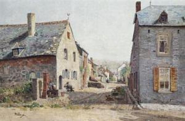 A Street Scene In Anhee, Belgium - view 1