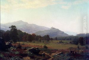 Autumn in the Conway Meadows Looking towards Mount Washington, New Hampshire