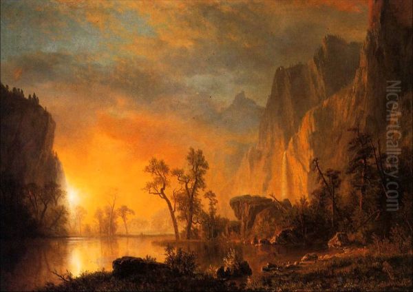 Sunset In The Rockies - view 1