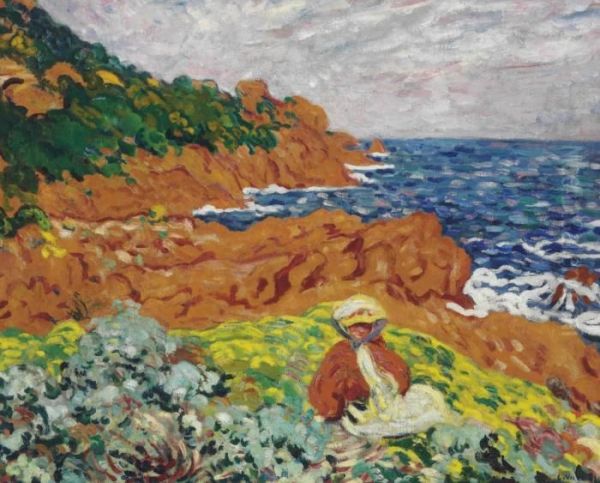 Suzanne Valtat Sur Le Rivage D'antheor - view 1