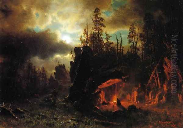 The Trappers' Camp 1861 - view 1