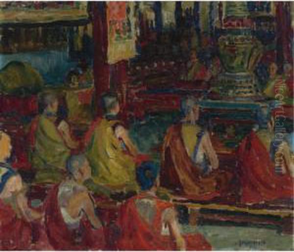 Buddhist Monks - view 1