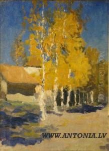 Birches
In Autumn by Janis Valters