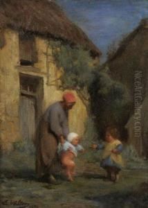 Les Premiers Pas by Edmond Eugene Valton