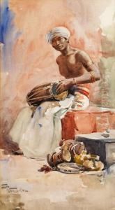 Orientalischer Trommler by Florimond Van Acker