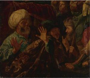 Possibly Ahasveros Condemning Haman Possibly Ahasveros Condemning Haman