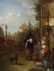 A Vegetable Seller by Joseph van Aken