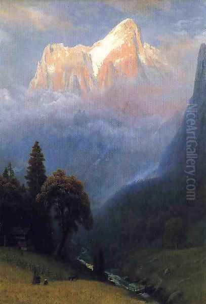Storm Among The Alps - view 1