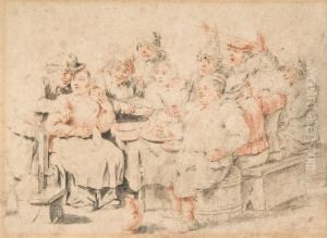 Repas Campagnard by Ferdinand Van Apshoven