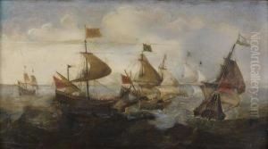 Combat Naval Contre Des Turcs