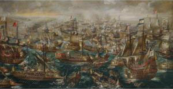 The Battle Of Lepanto Of 1571 - view 1