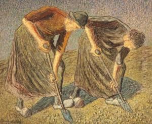 Potato Pickers by Cornelis Albert Van Assendelft