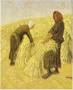 The Hay Harvest by Cornelis Albert Van Assendelft