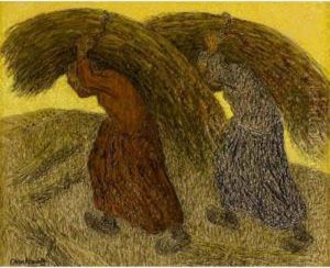Bringing In The Hay by Cornelis Albert Van Assendelft