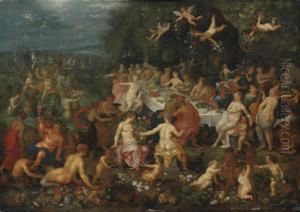 The Feast Of The Gods by Hendrik van Balen