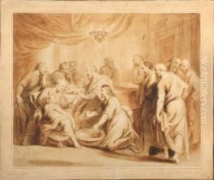 Christ Washing The Feet Of Peter, After Rubens Christ Washing The Feet Of Peter, After Rubens