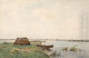 A View Of A Lake Near Kortenhoef