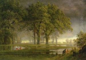 Sunglow by Albert Bierstadt
