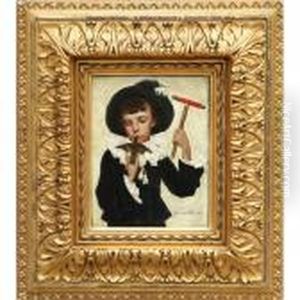 Boy With Hummingbird