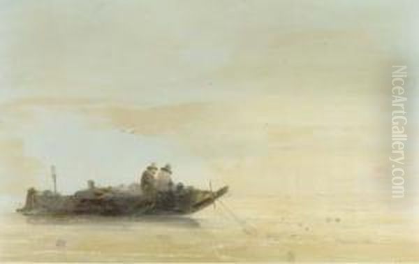 Fishermen At Dawn - view 1