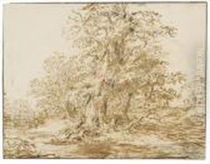 Zugeschrieben - Baume by Claes Van Beresteyn