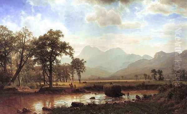 Haying, Conway Meadows 1864 - view 1
