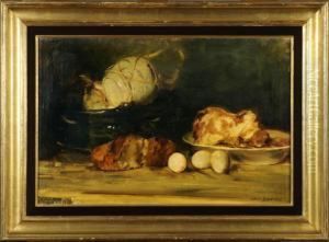 Nature Morte by Gerrit Willem Van Blaaderen