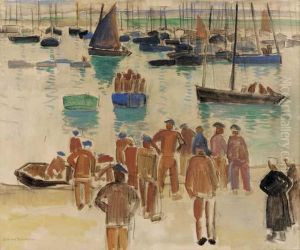 The Harbour Of Douarnenez, France