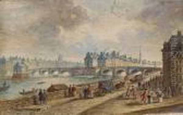 Personnagesdevant Les Quais De Seine Parisiens - view 1