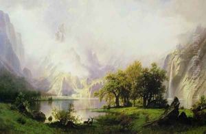 Rocky Mountain Landscape, 1870 by Albert Bierstadt